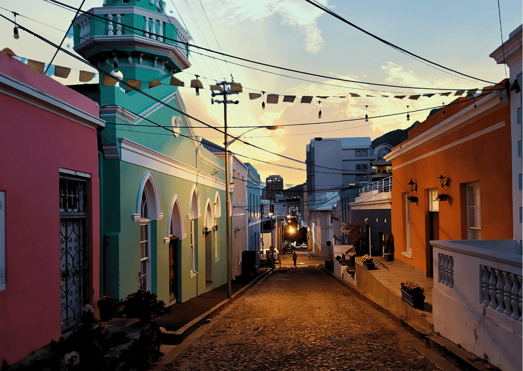 The colourful houses of Bo-Kaap