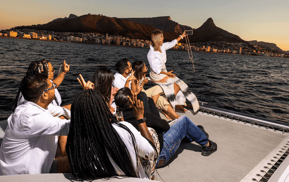 Sunset Catamaran Cruise on the Cape Peninsula